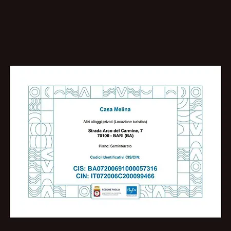 Casa Melina Bari